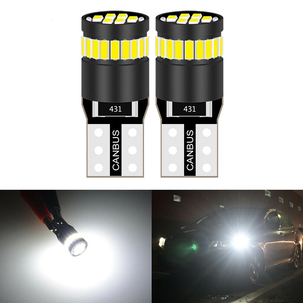 Супер белый W5W 2 шт. 24SMD светодиодный 194 2825 168 карта купольная светильник ПА