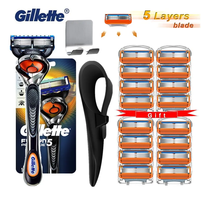 Gillette Fusion Proglide мужские ручные бритвенные бритвы машина для бритвенных лезвий 5