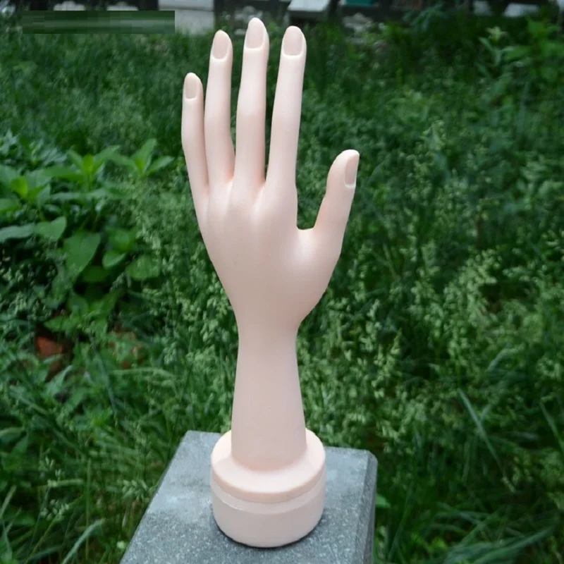 Гибкий манекен для ногтей CAMMITEVER с левой рукой поддельная модель часы кольцо