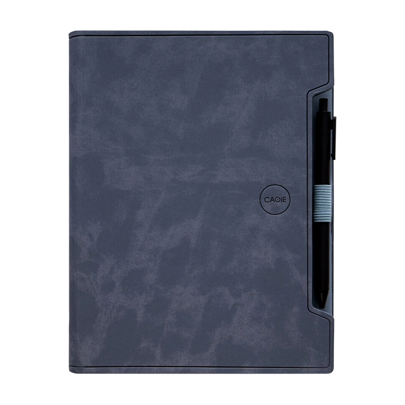 

Leather Journal Writing Notebook, 6 Ring Binder Refillable Diary Notepads,Business Planner Personal Organizer(Blue)