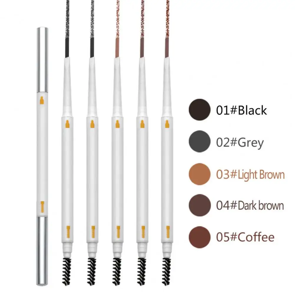 Двойная головка водостойкий стойкий треугольный карандаш для бровей
