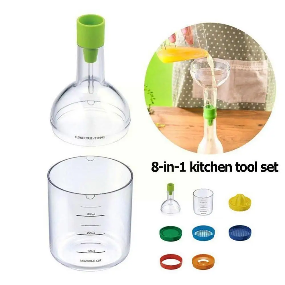 New Multi Functional 8 In 1 Kitchen Tool Set Multipurpose Gadget Hot Bottle Sale G3k2 | Дом и сад
