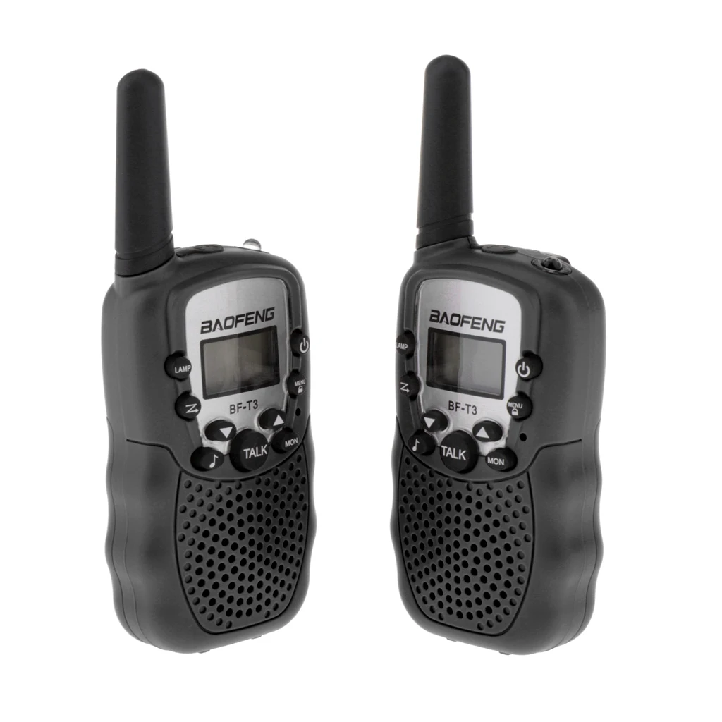 BaoFeng BF-T3 2 шт. детская рация 22 канала для детей подарок евро UHF FRS двухстороннее