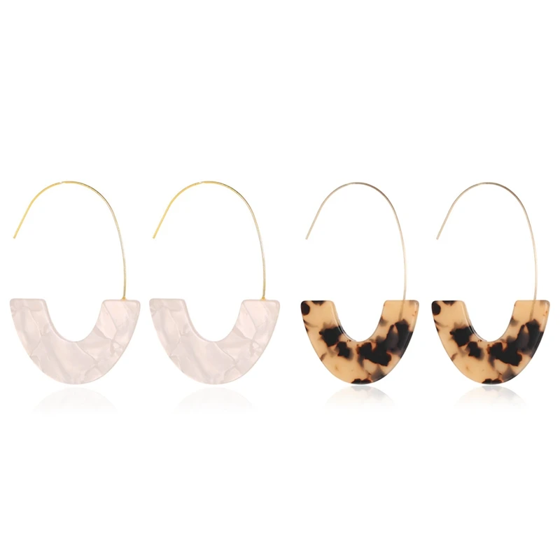 

4 шт. акриловые серьги, массивные серьги-кольца в виде черепахи, висячие серьги из полимерной проволоки, модные украшения для женщин, 10 & 7