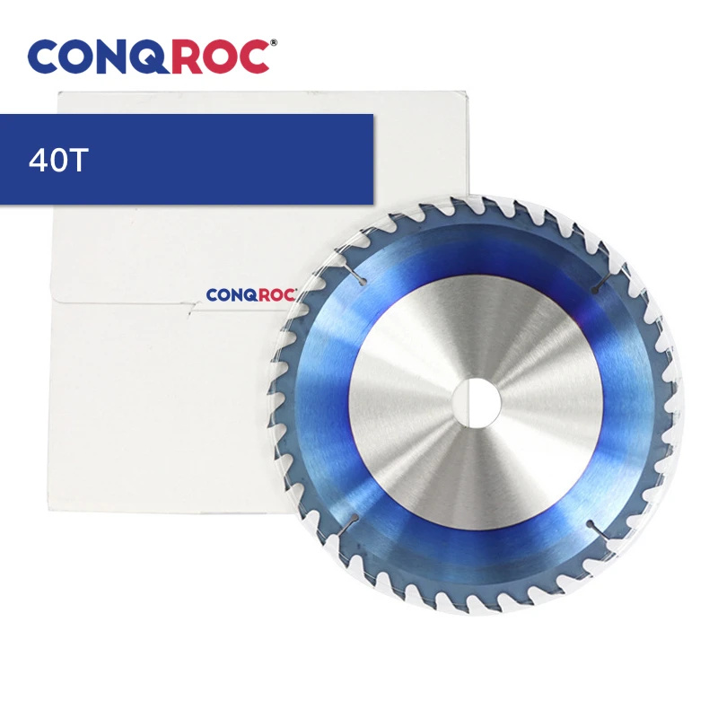 

250 x 30mm TCT Circular Saw Blade 40 Teeth Blue Nano Coating Woodworking Cutting Disc Carbide Tipped Wood Saw Blade