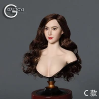 gco4116 scale asian gilr head sculpture model for 12 female action figure body female head sculpt in stock