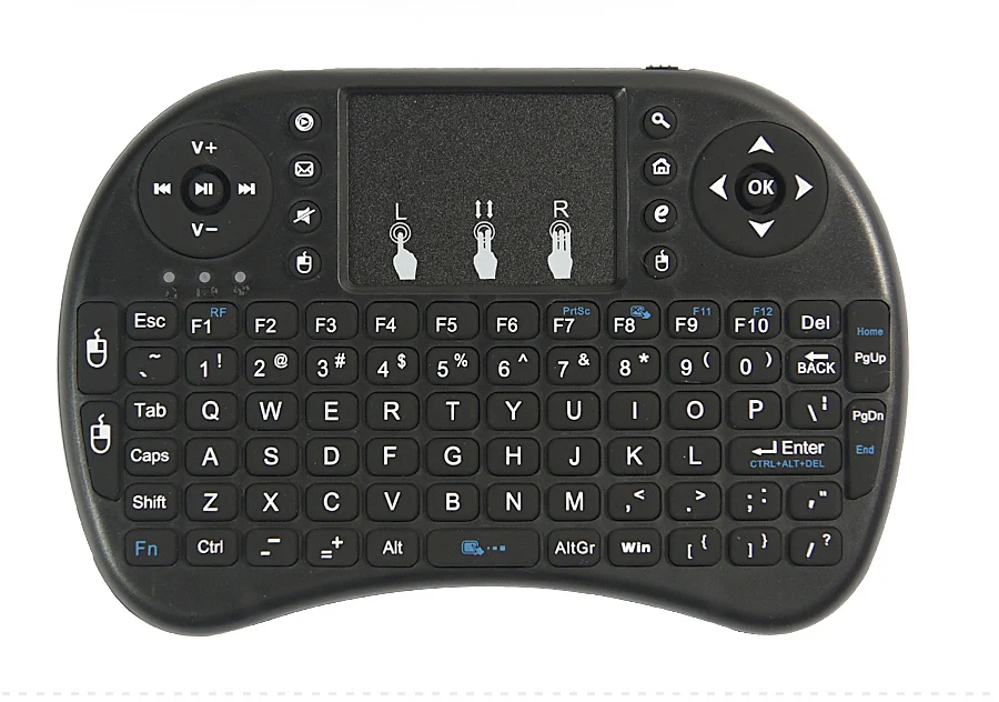 Touyinger Новое поступление Мини i8 Клавиатура Air mouse Мультимедийный пульт дистанционного управления Сенсорная панель Ручной для Проекторы Android и Smart tv