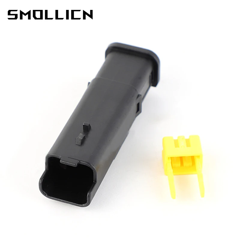 

5/20/50 Set 2 Pin TE Delphi Auto Connector Socket DT06 Sensor Harness Plug for Chevrolet Peugeot Citroen 1801174-1 1801175-1