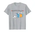 Счастливые таблетки бык футболка с фотографией терьера