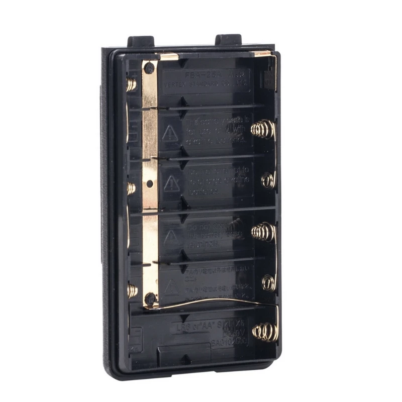 

FBA-25A 6x AA Battery Case Intercom Batteries Shell Durable Box Compatible with VX-150/110/400 FT-60R/E 95AF