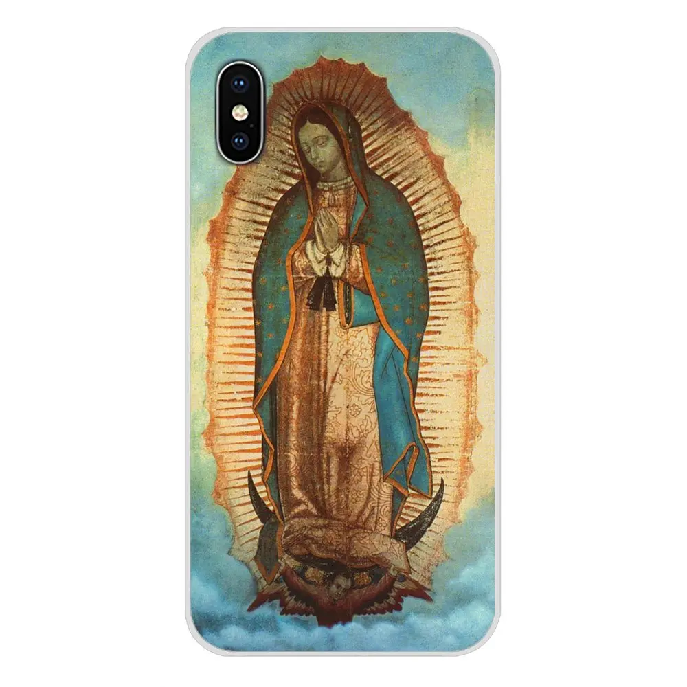 Для BQ Aquaris S 5059 5035 6040L C V Plus X X2 Pro U U2 Lite M 2017 E 4.5 E5 X5 на русский язык переводится следующим образом: Чехлы Virgin De Guadalupe Virgen Mary Soft Shell.