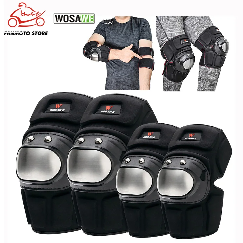 Наколенники для мотоцикла WOSAWE защитное снаряжение из ЭВА защита локтя