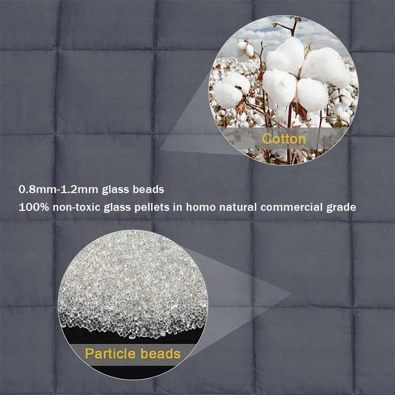 

5kg/7kg/9kg Weighted Blanket for Adults Cotton Heavy Blankets Help Sleep Reduce Anxiety Winter Warm quilted blankets Full Size