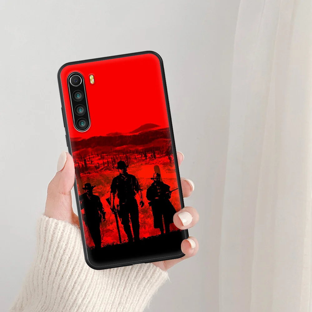 

Red Dead Redemption 2 Phone Case For Xiaomi Redmi Note 7 8 8T 9 9S 4X 7 7A 9A K30 Pro Ultra black Prime Soft Back Trend Hoesjes