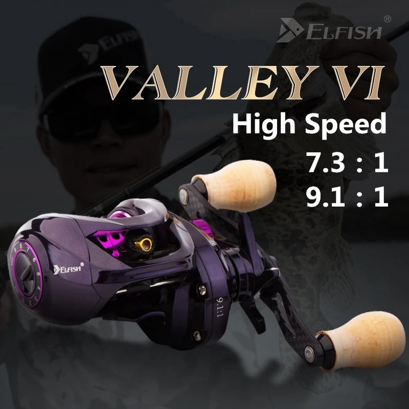 

Ultralight High Speed Fishing Lure Casting Reel 7.3:1 9.1:1 Perch Two Spool Micro Long Casting Bait Reel Trout Fishing Tackle