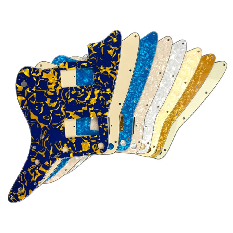 

For Left Handed US 13 Hole Screws Jazzmaster Electric Guitar Pickguard With PAF Humbucker Pickups Replacement No Upper Controls