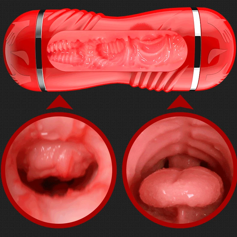 Мужской мастурбатор настоящий оральный секс вагинальный двойной режим Секс