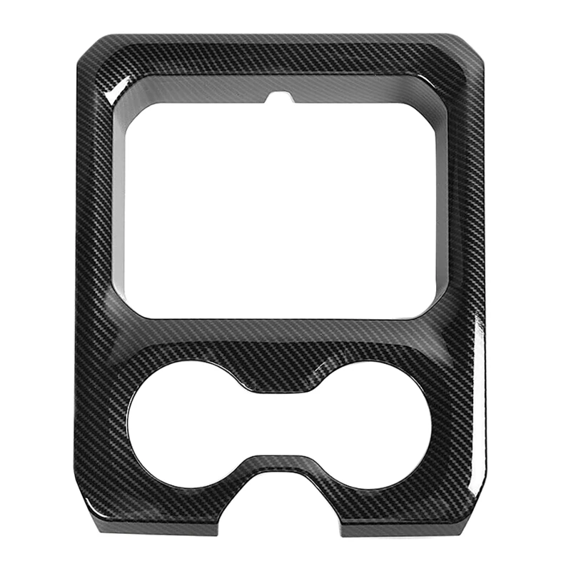 

for Dodge Ram 1500 Classic 2018 2020 Carbon Style Front Middle Console & Rear Seat Cup Holder Panel Frame Cover Trim