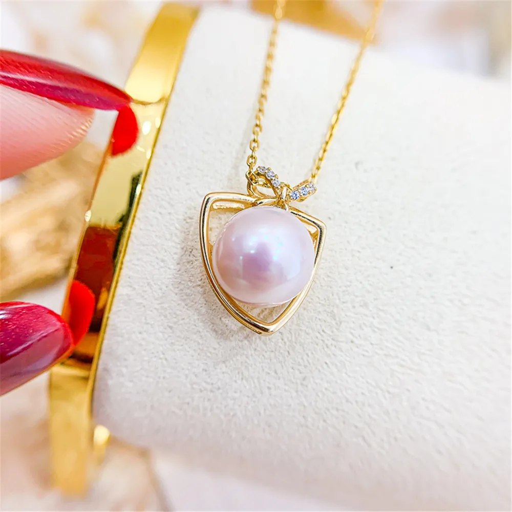 

Pendant For Jewelry Making Component Accessories Solid 925 Sterling silver Fitting For DIY Women Charm Gift.No Pearl No Chain