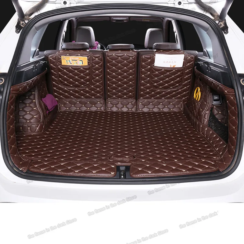 Lsrtw2017 волоконно кожаный коврик для багажника автомобиля Грузовой вкладыш Bmw X1 2016
