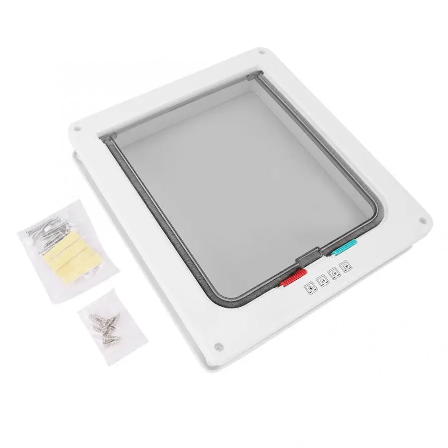 Кошка лоскут двери белый Цвет запираемый управляемый гибкий коммутатор замок