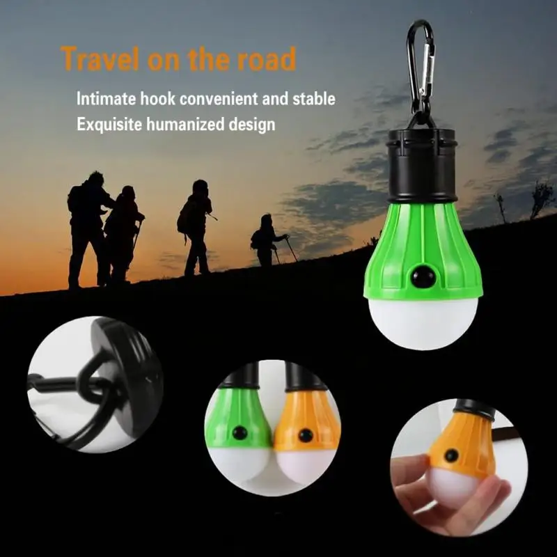 

Mini LED Camping Lantern Light Bulbs Portable Lighting Lantern Tent Light Bulb Lamp Hook Flashlight Camping Light Multitool New