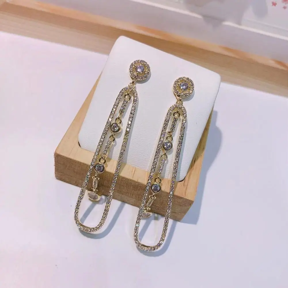 Новые модные серьги подвески HIBRIDE для женщин аксессуары вечеринок свадебные