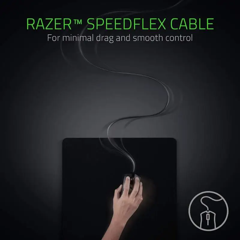Razer Viper USB Проводная 16000 dpi Регулируемая Макросъемка RGB игра определение RGB эргономичная мышь для настольного компьютера/ноутбука Новинка - Цвет: Черный