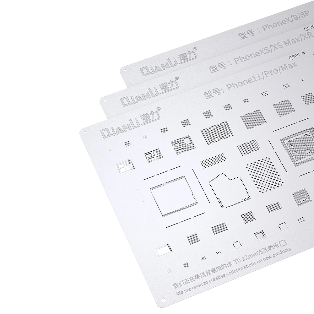 Большие квадратные сетки QianLi QS73 для BGA NAND EMMC/EMCP/UFS серий точное расположение