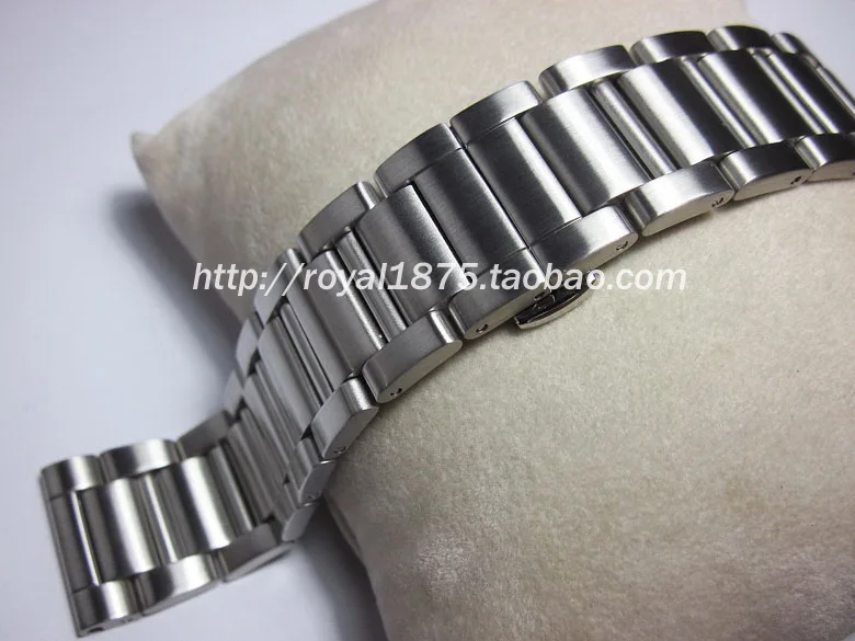 Ремешок для часов из нержавеющей стали 22 мм высокое качество часы-браслет