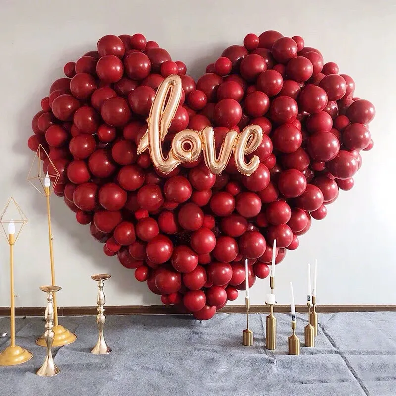 

Ruby Red Balloons Confetti Balloons Sapphire Metallic Golden Balloons Chrome Metallic Latex Balloons Wedding Birthday Part