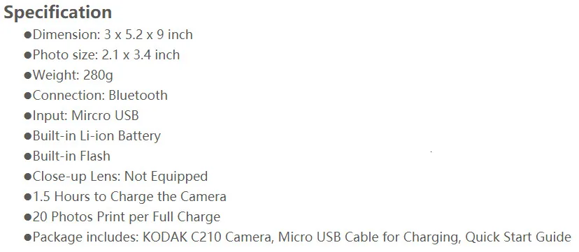 KODAK Mini Shot 2 в 1 беспроводная моментальная цифровая камера Social медиа портативный фотопринтер ЖК-дисплей цветной принт