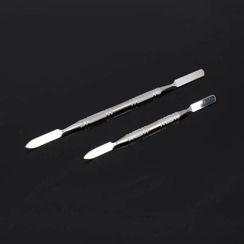 Портативный двухсторонний шпатель из нержавеющей стали аппликатор для