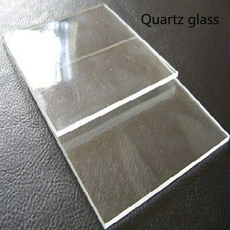 

1pcs double-sided polished transparent fused silica glass plate