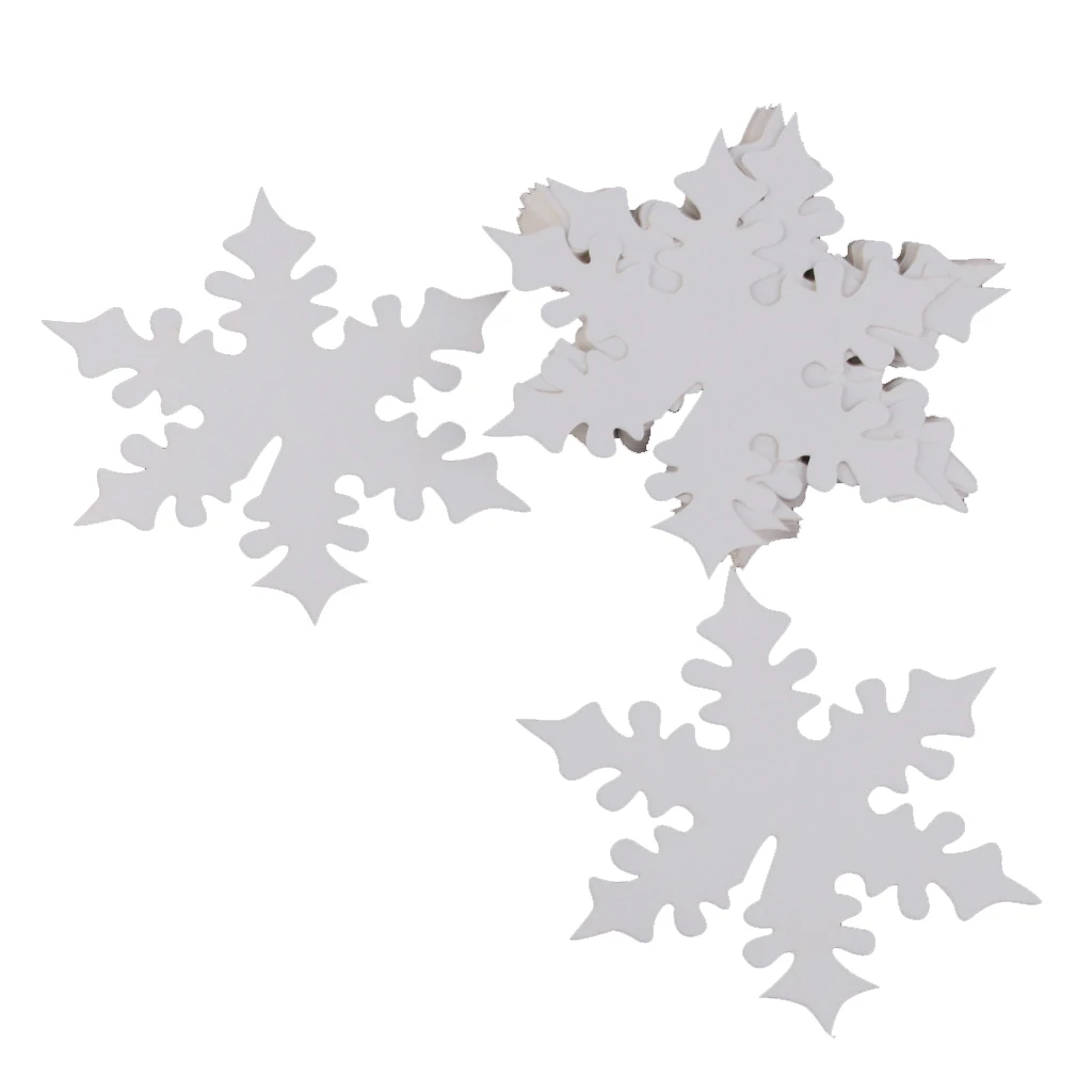 New 50pcs Snowflake Wine Table Glass Place Cards Xmas Wedding Beach Party Decor Favor Christmas Decoration Accessories | Дом и сад
