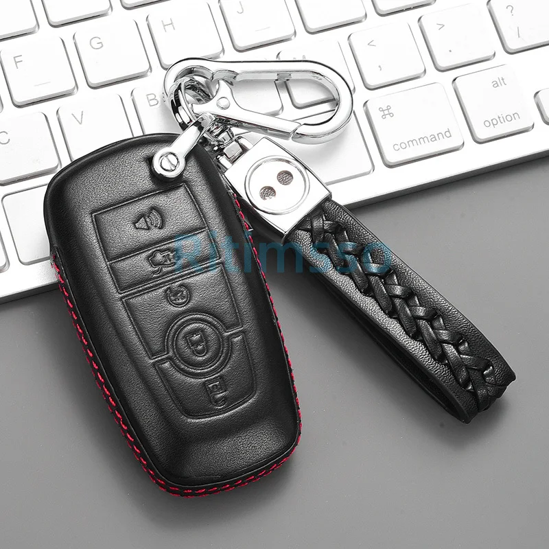 Кожаный чехол для автомобильного Брелока Для Ford Fusion MONDEO F-150 F-250 Explorer Edge LINCOLN MKZ MKC MKX