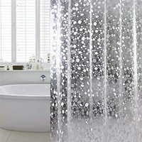 modern shower curtain hook mildew proof curtains waterproof mildew peva bathroom cobblestone curtains with hooks for hotel