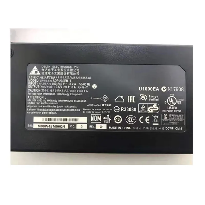 Оригинальный адаптер переменного тока 19 5 в 230 а Вт 2 5x1762 мм Delta ADP-230EB T для MSI GT70 16F4 16F3
