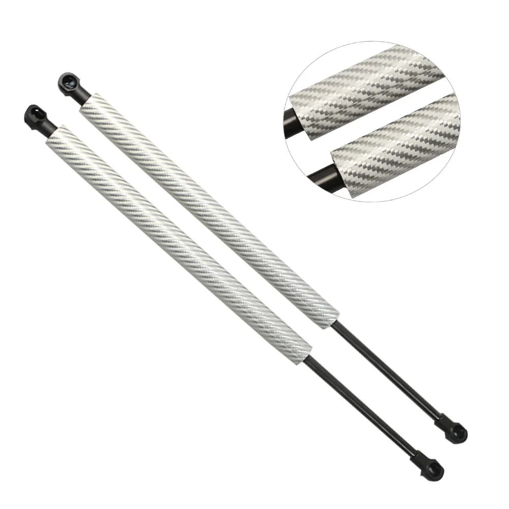 silver carbon fiber Для 2010- Toyota Prius хэтчбек Hatch Liftgate Boot углеродное волокно Авто Газовые Пружинные стойки подъемные опоры 19,88 дюймов - Цвет: silver carbon fiber
