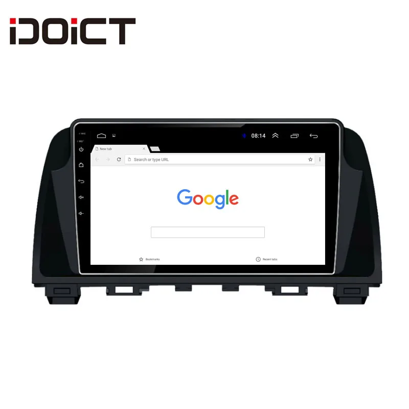 Автомобильный DVD плеер IDOICT Android 8 1 GPS навигация мультимедийный для Mazda 6 Atenza радио