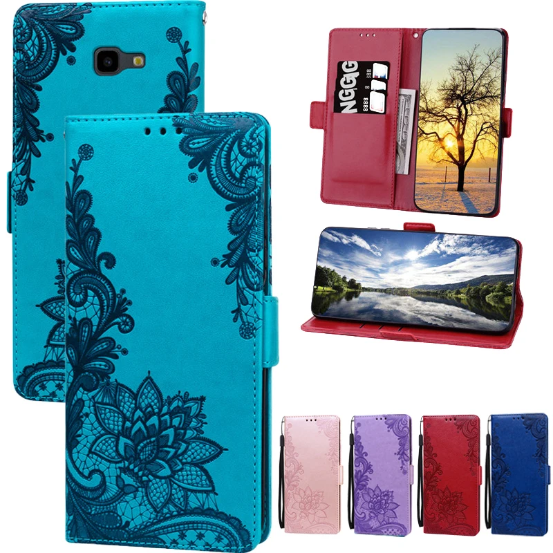

Phone Wallet Case For Samsung Galaxy J4 J6 Plus 2018 Leather Flip Case Back Cover For Samsung Galaxy J6 J4 Plus 2018 Coque Funda