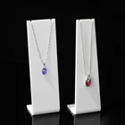 Акриловая подставка для ожерелья joyero держатель ожерелье дисплей ювелирных изделий, ювелирные изделия для ювелирных изделий Организатор show чехол пирсинг чехол экспонентов