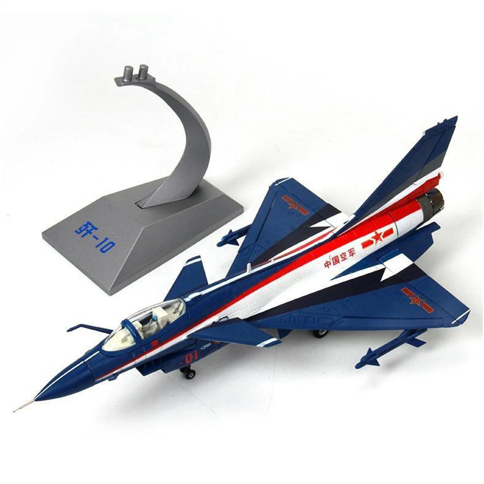 

1:48 Scale Military Airline Aeroplane F-10 Fighter Aircraft Aviation Die Cast Airplane Model with Stand Collectibles Kids Toy