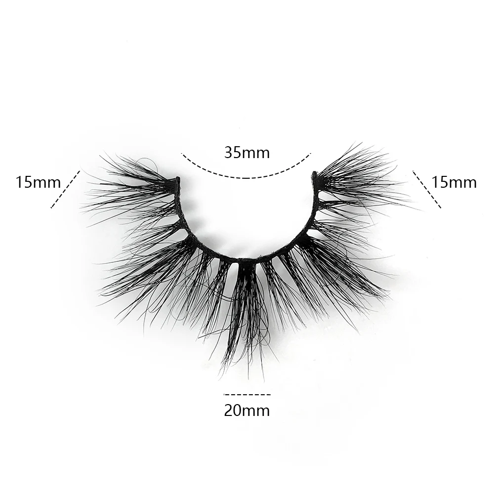 

Christmas gift 1pairs Mink Eyelashes 3D Mink 100% Cruel Eyelashes Handmade Natural Reusable Eyelashes False Eyelash Makeup Eye