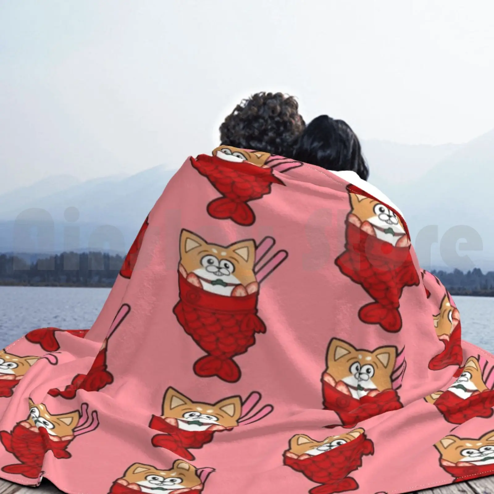 Одеяло Taiyaki Osomatsu для дивана-кровати путешествий San