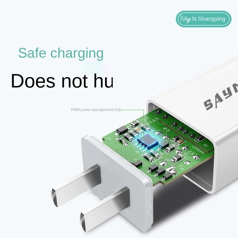 Qc3.0 fast charging 3C certified 5v3a charger suitable for type C Apple 5v2a power supply adapter set | Мобильные телефоны и