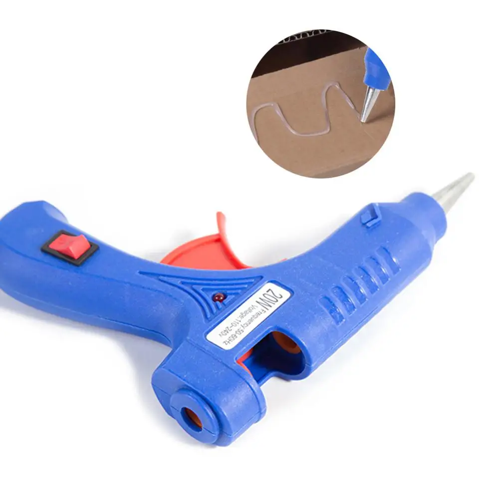 

20W Industrial High Temperature Heater Hot Melt Glue Gun+10pcs Glue Sticks Electric Heat Temperature Tool