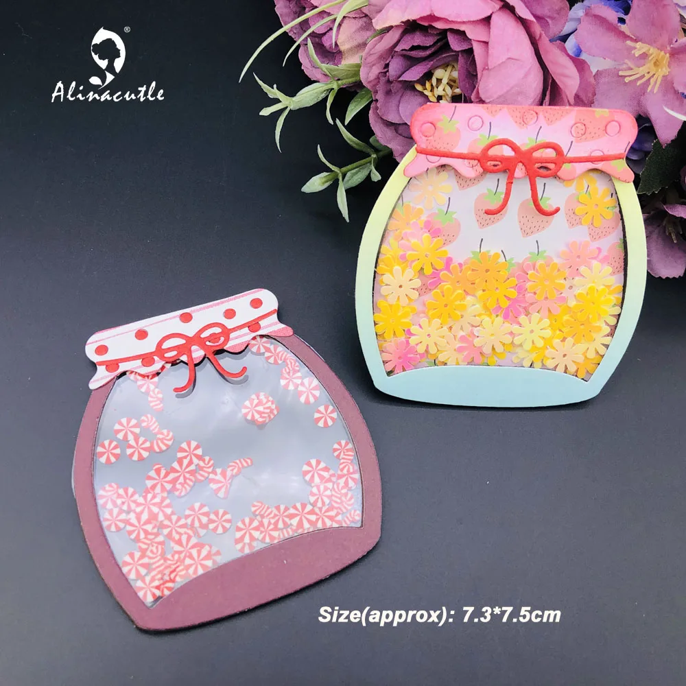 Штампы для резки металла Alinacutle банка молока меда конфет скрапбукинга бумаги