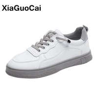 casual women shoes spring autumn ladies sneakers breathable fashion simple white pu leather female shoes outside leisure trend