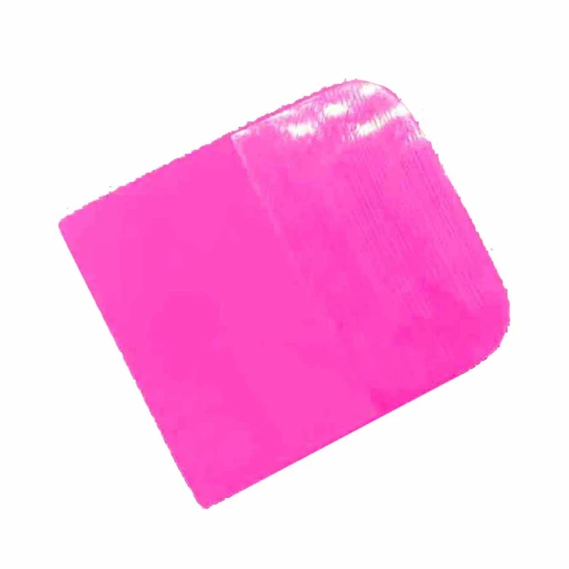

N84F Pink Scraper Soft Rubber Car Window Squeegee Tint Tools Glass Water Scraper